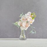 優しく咲く〔淡いピンクの胡蝶蘭〕エレガントアレンジ＊インテリアフラワー