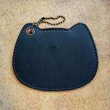 【NEW】本革ねこパスケース（黒）