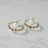 punti 1.6 - 真鍮フープピアス　（両耳用）