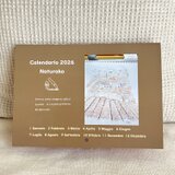 新作！2026年　壁掛けカレンダー　A5サイズ（見開きA4）　2026年1月～2026年12月　2ヶ月毎　イタリア