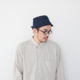 Pork pie hat / bluu denim