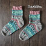 手編みの靴下［洗濯機ok］