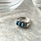 RA141-【 AVON 】エイボン・ヴィンテージリング 1976 "Desert Azure" Faux turquoise