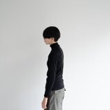 フライスコットンタートル/fries cotton turtle cutsew/black