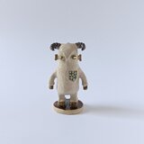 陶のフィギュア　ヒツジ