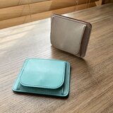 《小銭 ＆ カード／バイカラー》ミニマルレザーウォレット