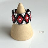 ビーズステッチ リング