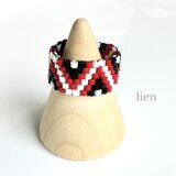 ビーズステッチ リング