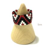 ビーズステッチ リング