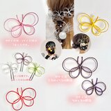 成人式　卒業式　結婚式　ウェディング　蝶々　バタフライ　水引　振袖　袴　和装　色打掛　白無垢　浴衣　髪飾り　OHANA