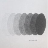 楕円のグラデーション・鉛筆画・額なし