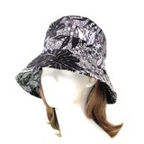 ハワイアン キャペリンハット カヒコ柄 グレー [hch2-fb021s57]