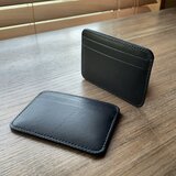 《３ポケット／バイカラー》レザーカードホルダー（クラスト）