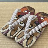 男右近 L 男右近L 個性爆発！履くだけでアートな足元に 駿河塗下駄 静岡県郷土工芸品