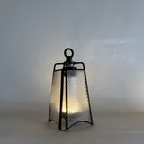 camp light mesh ステンドグラス　キャンプUSB充電ライト付　台別