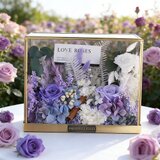 花飾り 玄関に飾る バラ 薔薇 ローズ、フランス メイラード風、花束、プリザーブドフラワー、アレンジメント、結婚祝い 記念日