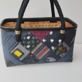 一閑張り、絣布遊び