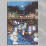 日本絶景ポストカード｜黒川温泉（熊本県）｜日本製｜飾り・贈り物・日記・インテリア