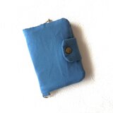 障害者手帳・タクシー券ケース　ビンテージブルー（Ⅾカン付）
