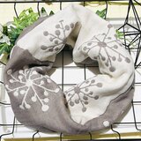 ☆北欧柄☆国産肌に優しい天然素材☆12重ガーゼねじりスヌード☆かぶるだけでオシャレ☆手間かからず☆