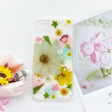 押し花ケース、iphone17、Galaxy S25、Galaxy A55 、らくらくスマートフォン F-53E