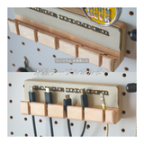 受注生産 職人手作り リノリウム ケーブルホルダー オフィス雑貨 卓上収納 木製ギフト プレゼント 木製 木工 LR2018