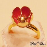 花畑の宝石指輪