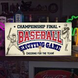 【野球応援グッズ】ベースボール 野球 テレビ観戦 プロ野球 メジャーリーグ 宅飲み パーティー 看板 置物 雑貨 ライトBOX