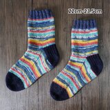 手編みの靴下［洗濯機ok］