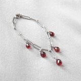 Chain Bag Charm（ガーネット）-drops-