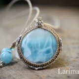 高品質★ラリマーネックレス 1886