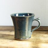 野花マグカップ（錆呉須）／オーダー可