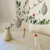 クリスマスオーナメント　stripe