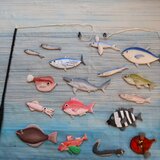 押絵の魚の釣り遊び　NO,2