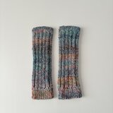 アームウォーマー　エメラルドミックス