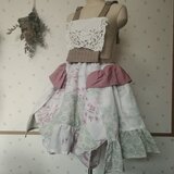 着物リメイク　オフトォンスカート　Chapter2 004