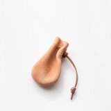 鹿革巾着　224401