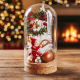 Happy Christmas ガラスドーム  オブジェ