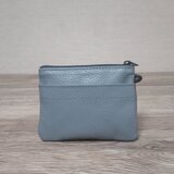 角財布 (牛革・シュリンク・スカイグレー)