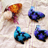 【全5色】夜鳥（よどり）の夢•七宝焼帯留め（ブローチ金具に変更可）