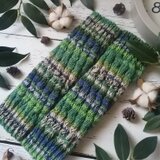 【M】ベルリンの森〜オパール毛糸のスパイラル編みレッグウォーマー（細め）