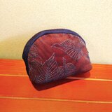 着物　楕円型ポーチ（中）