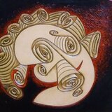 ★10周年感謝セール！5000円OFF　革絵・ペルソナ(仮面)