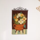 スウェーデンで見つけた手刺繍のタペストリー No.6256