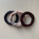 毛糸のヘアゴム（3個セット）③