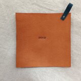 レザーコースター　キャメル　オイルヌメ（シュリンク）