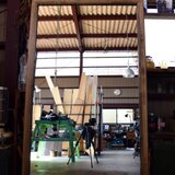 二人横並びで使える特大サイズの姿見　