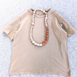 モーブピンクネックレス