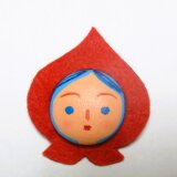 ブローチ【赤ずきん】ｃ