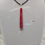 輪島塗　プチペンダント　赤　滝